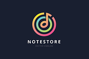 Note Store Logo Template