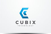 Cubix - Letter C Logo