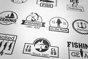 Fishing Badge Logos