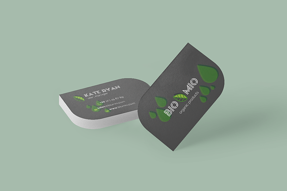 Bio Mio Business Cards Templates in Business Card Templates - product preview 2
