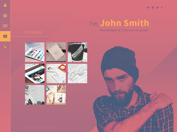JohnSmith in Website Templates - product preview 4