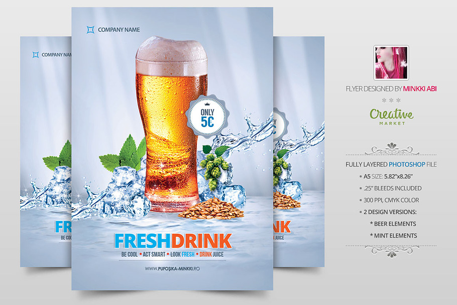 Fresh Drink Promotion Flyer | Poster