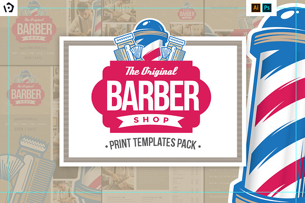 Barbers Shop Templates Pack