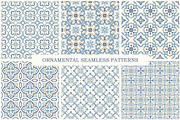 Arabic ornamental seamless patterns