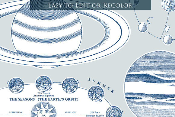 Big Astronomy Illustration Pack in Illustrations - product preview 7