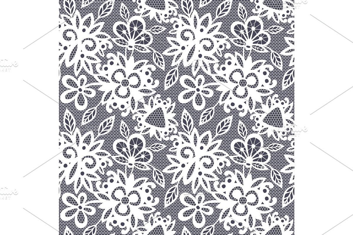 Floral pattern vector illustration in Objects - product preview 8