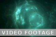 Green nebula pattern abstract motion background