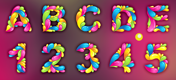Bubble letters in Graphics - product preview 1