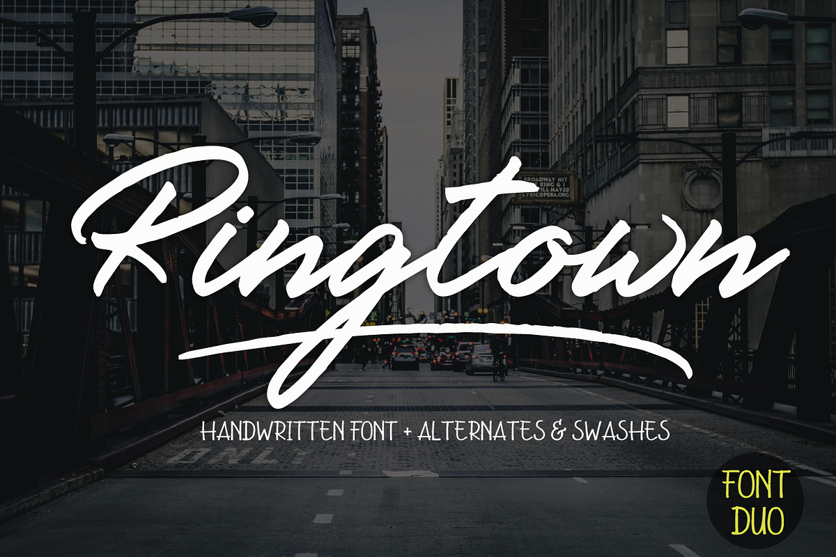 Ringtown Script in Script Fonts - product preview 8