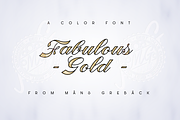 83% OFF! Color Font - Fabulous Gold