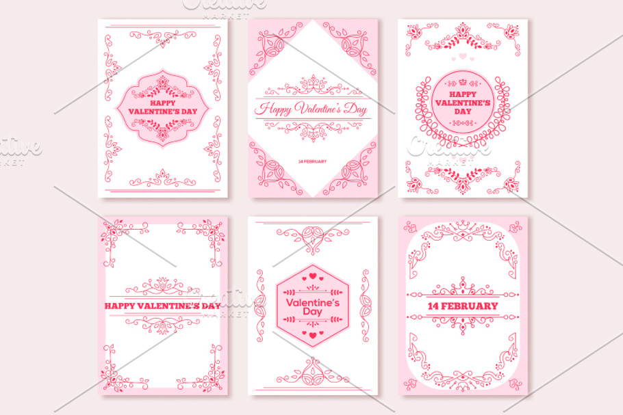 Bundle: Valentines in Illustrations - product preview 8