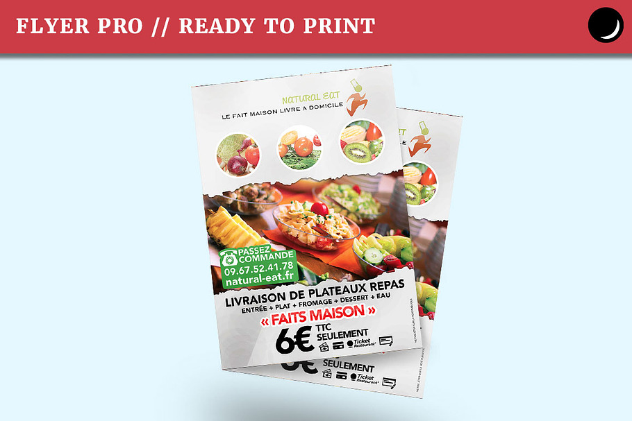 [FLYER] - Bio Food for caterer in Flyer Templates - product preview 8