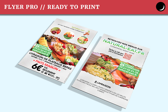 [FLYER] - Bio Food for caterer in Flyer Templates - product preview 1