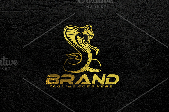 King Cobra Logo in Logo Templates - product preview 1