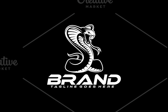 King Cobra Logo in Logo Templates - product preview 3