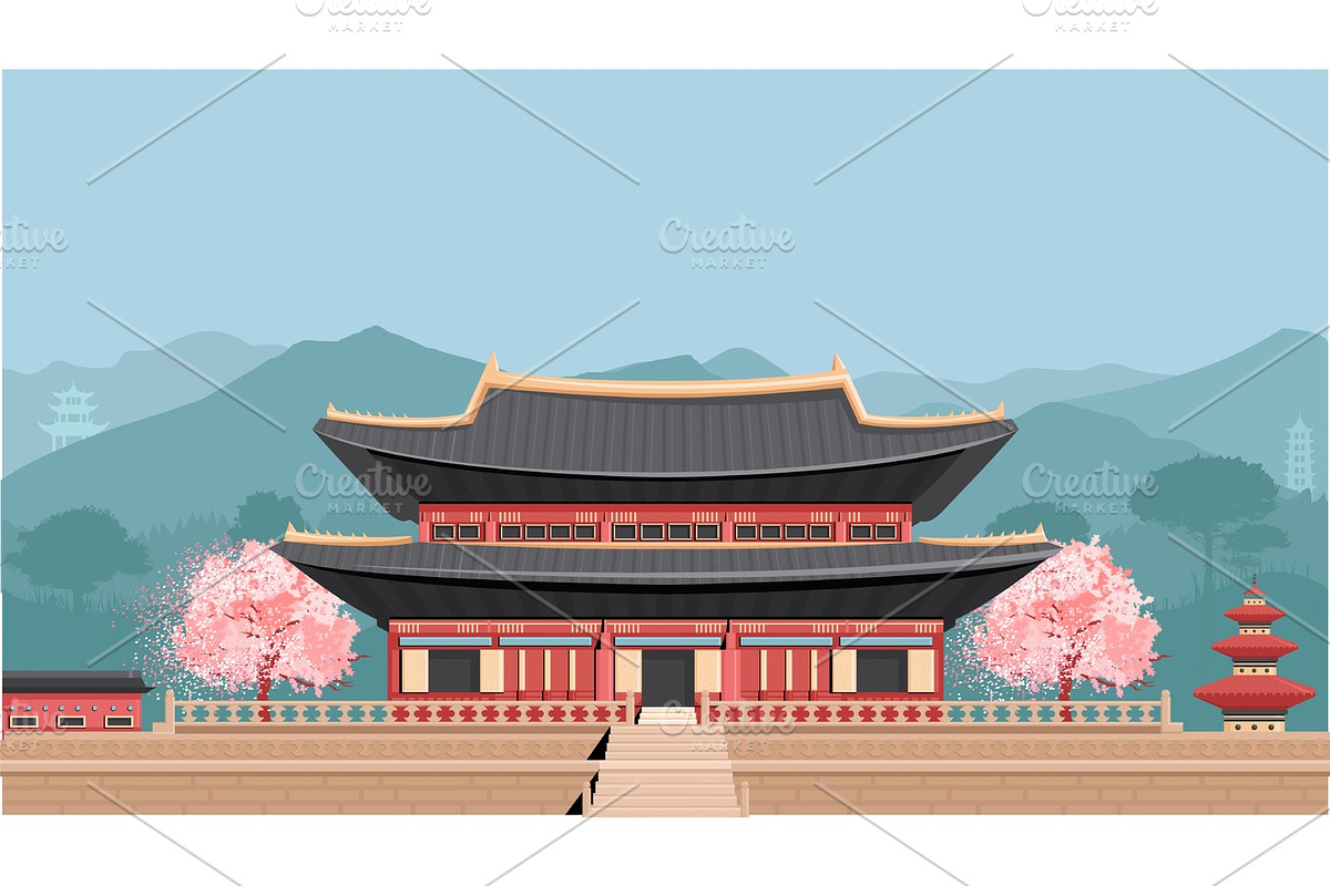 Korean Temple in Illustrations - product preview 8
