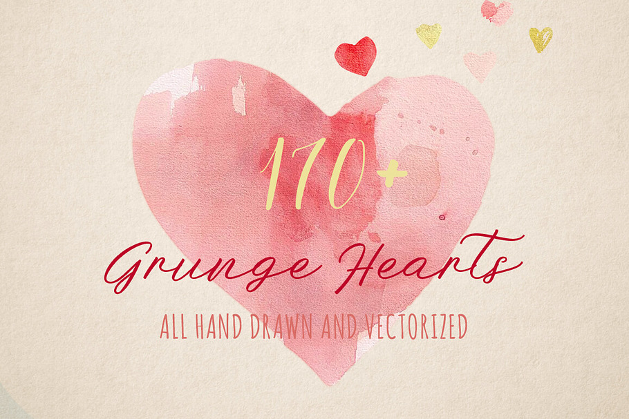 NEW Valentines Day Hearts in Illustrations - product preview 8