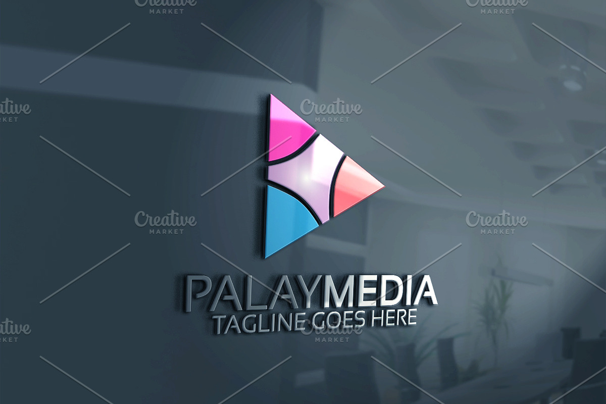 Play Media Logo in Logo Templates - product preview 8