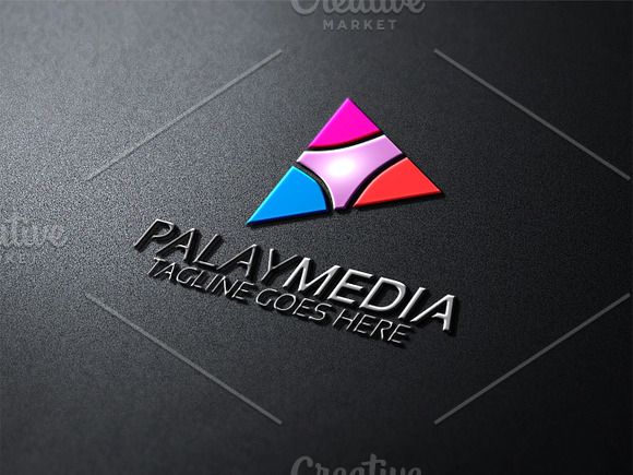 Play Media Logo in Logo Templates - product preview 1