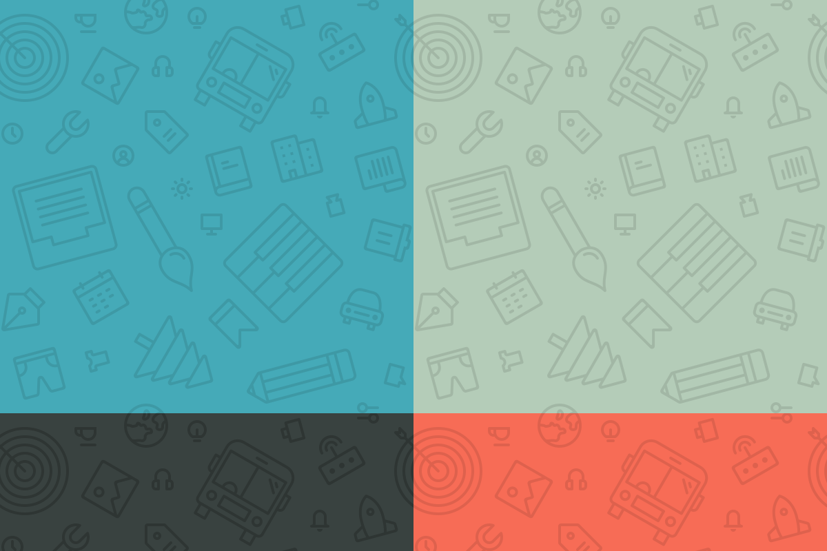 Seamless Icons Patterns in Patterns - product preview 8