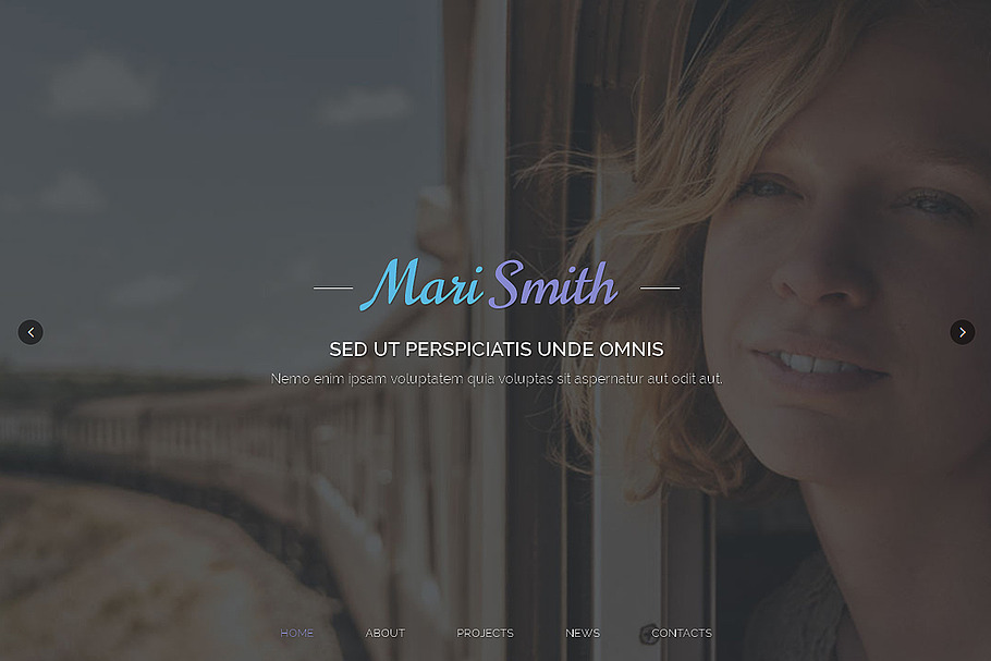 Photographer  One Page Theme in Landing Page Templates - product preview 8