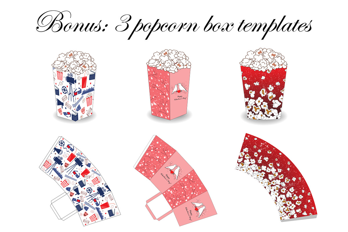 Popcorn Set : Vector Collection in Objects - product preview 8