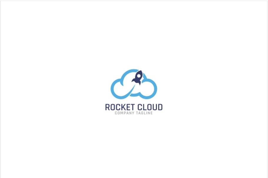 Rocket Cloud Logo in Logo Templates - product preview 8