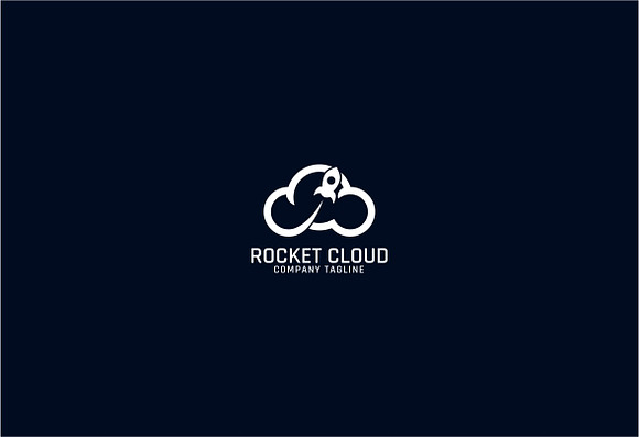 Rocket Cloud Logo in Logo Templates - product preview 1