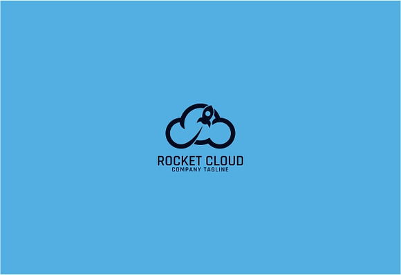 Rocket Cloud Logo in Logo Templates - product preview 2