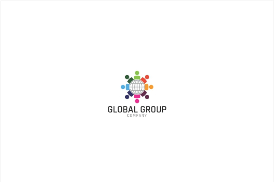 Global Network Group Logo in Logo Templates - product preview 8