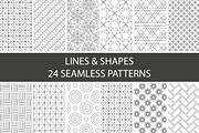 Lines & Shapes - 24 patterns
