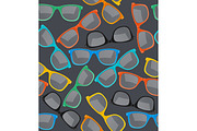 Glasses Hipster Background Pattern