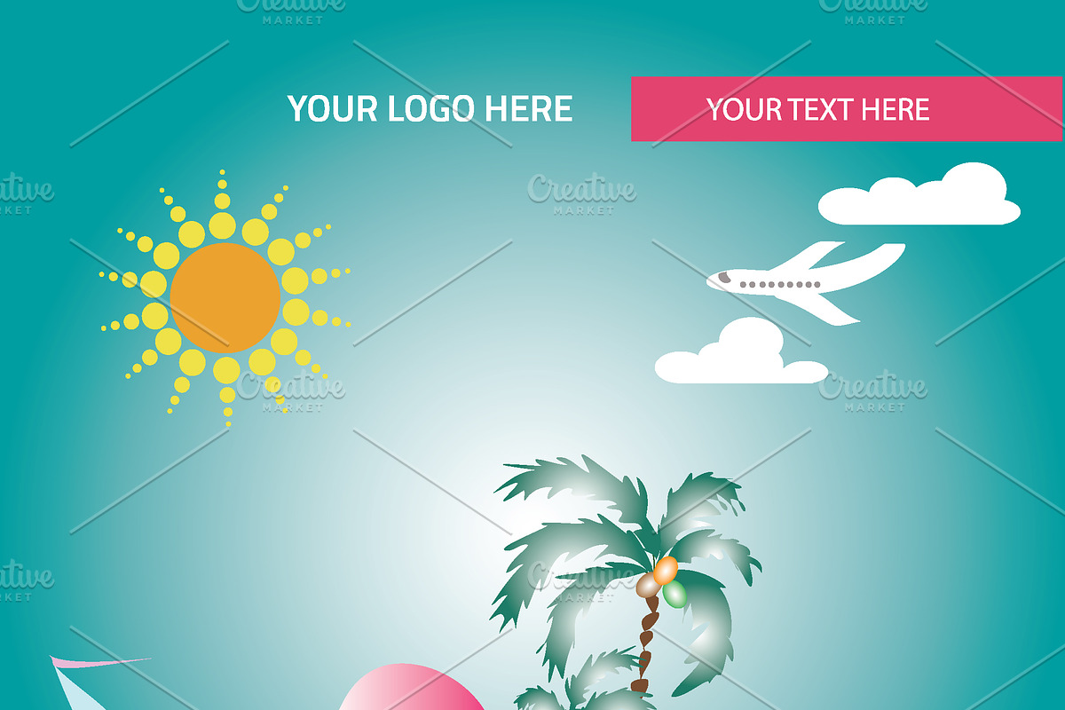 PLAN YOUR VACATION in Illustrations - product preview 8