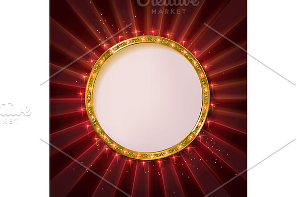 5 Round color frames cinema. in Graphics - product preview 1