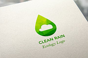 Ecology Clean Rain Logo