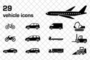 29 vehicle icons