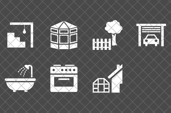House Parts Icon Set in House Icons - product preview 3