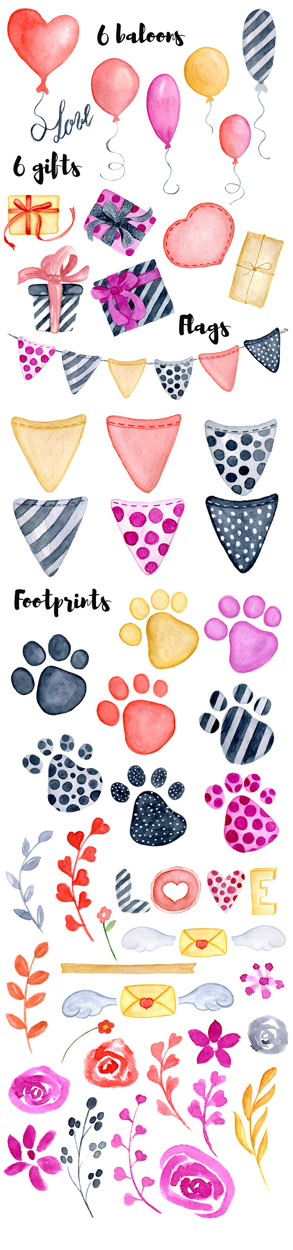 Love cats collection in Illustrations - product preview 6