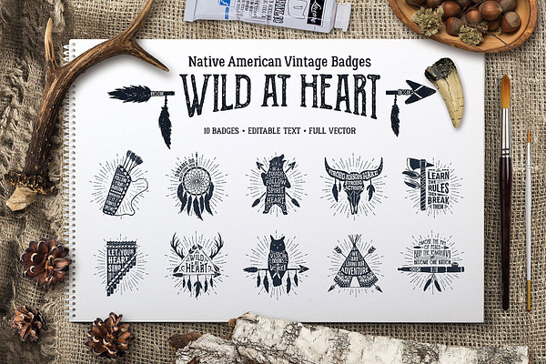 Wild at Heart (Vintage Badges/part1)