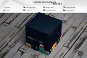 Square Box / Package Mock-Up 2 