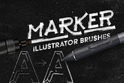Marker Illustrator Brushes