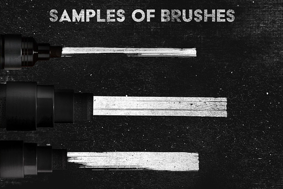 Marker Illustrator Brushes in Photoshop Brushes - product preview 1