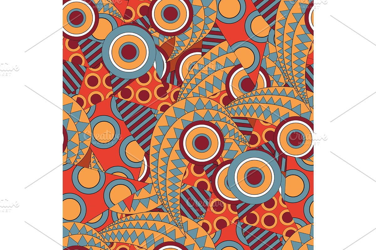 Seamless pattern with african style in Illustrations - product preview 8