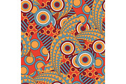Seamless pattern with african style