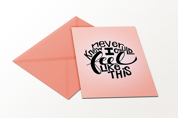 Greeting Card Mockup in Print Mockups - product preview 3