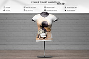 Female T-Shirt Mannequin Mock-Up 