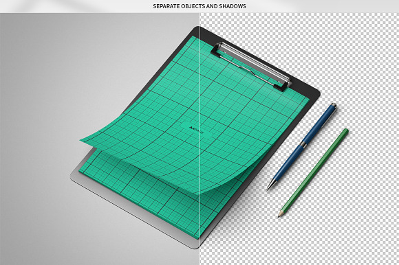Clipboard Mock-Up in Print Mockups - product preview 6