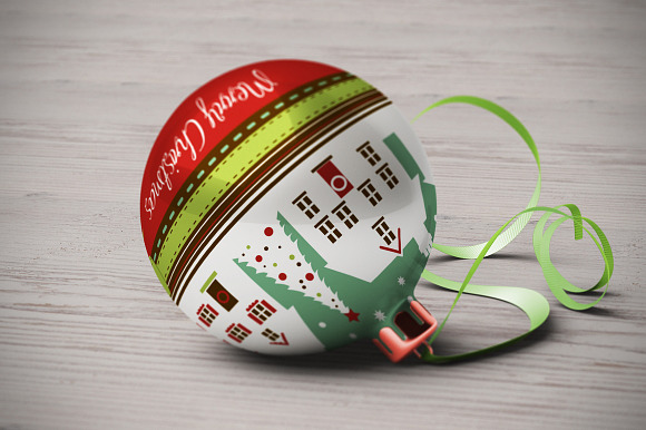 Christmas Ball Mock-Up in Product Mockups - product preview 2