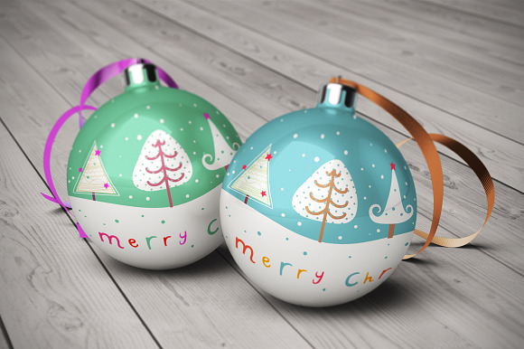 Christmas Ball Mock-Up in Product Mockups - product preview 3