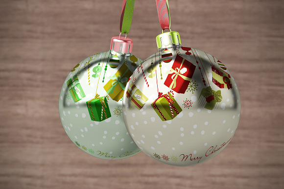 Christmas Ball Mock-Up in Product Mockups - product preview 4